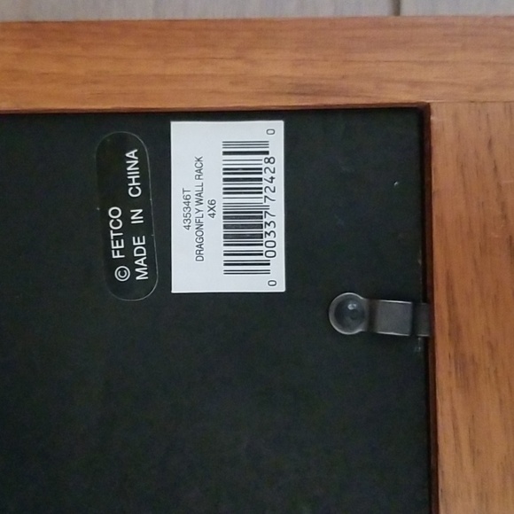 Fetco Wooden Dragonfly Wall Rack Picture Display - Picture 8 of 15